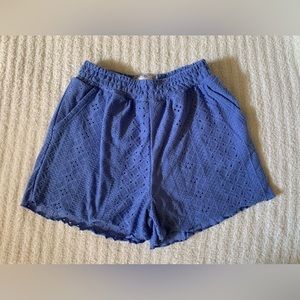 Girls’ Eyelet Shorts • Size 8